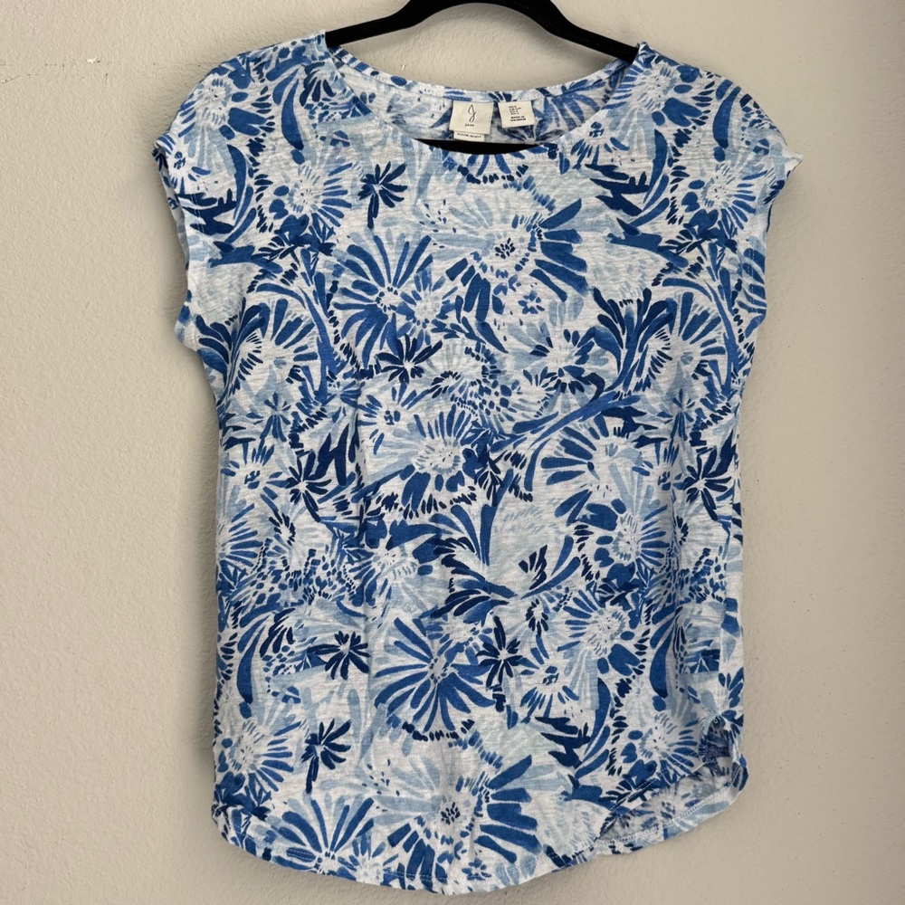 Joie 100% Linen Blouse | Women’s elegant natural fabric top size small - Picture 1 of 6